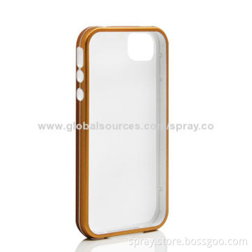 Detachable Aluminum and Polycarbonate Dual-hard Cases for iPhone 4 4S, Two Pieces Design